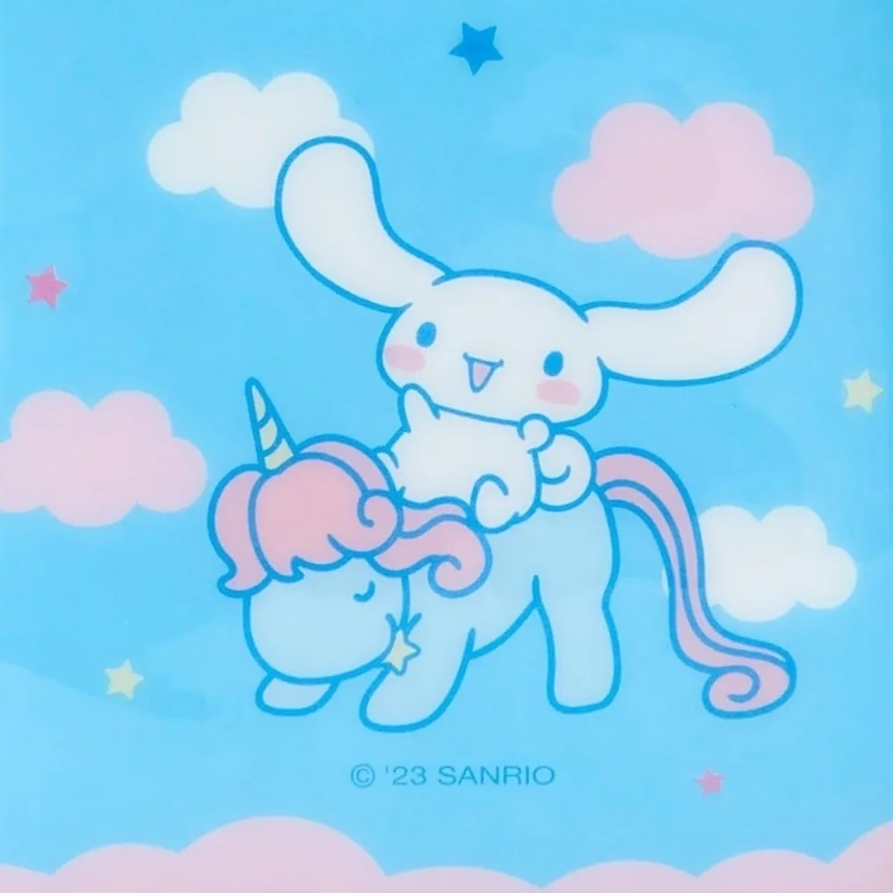 Cinnamoroll Blue Wallet with Unicorn Design